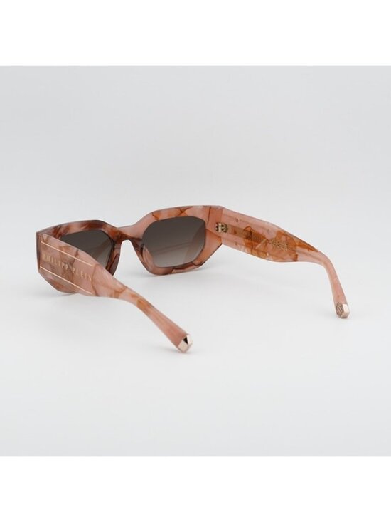 Philipp Plein SPP066M 06Z8 Sunglasses Opaline Geometric Frame, Grey Lenses main image 10